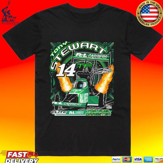 Tony Stewart Top Fuel Dragster Razor Action T-shirt