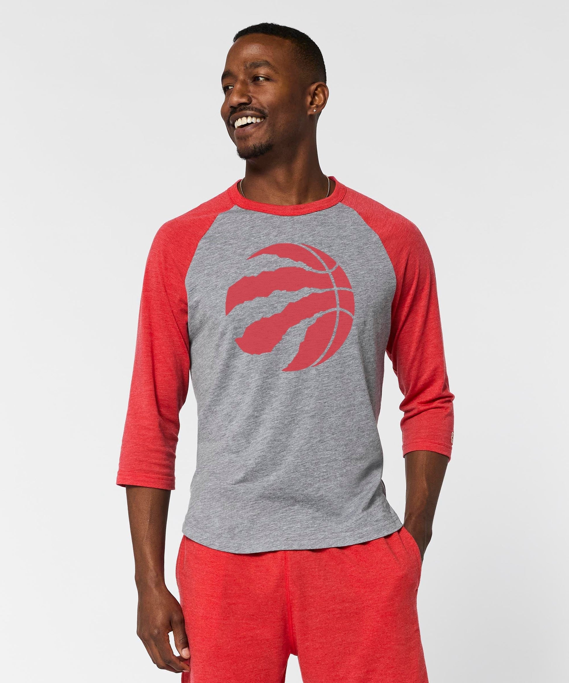 Toronto Raptors Logo Raglan