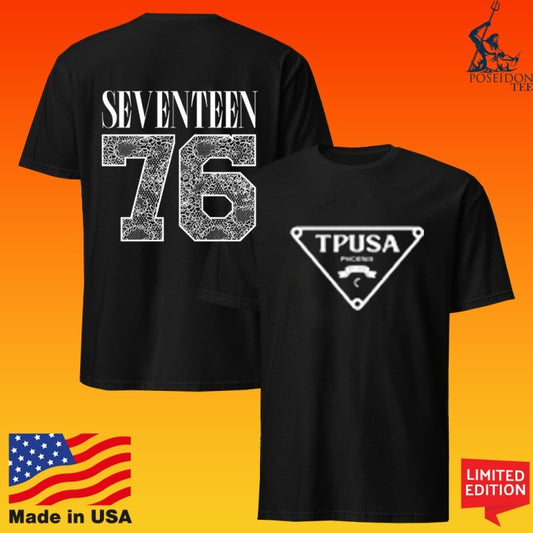 Tpusa Seventeen 76 Noir T-shirt