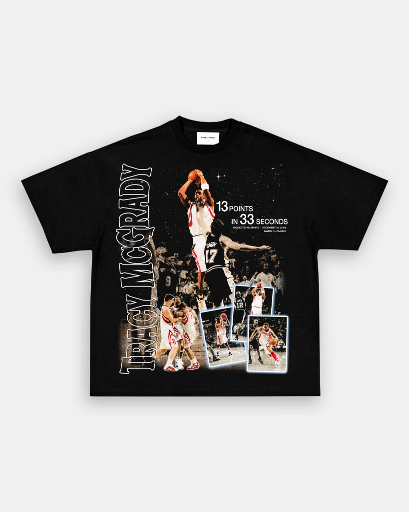 TRACY MCGRADY - ROCKETS TEE - clothing by TeeHivey.com (Image 1)