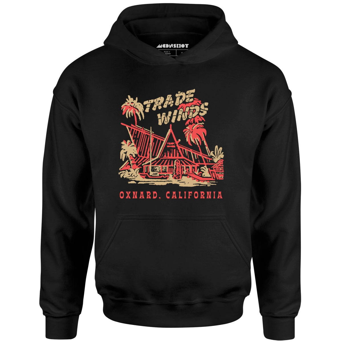Trade Winds - Oxnard, CA - Vintage Tiki Bar - Unisex Hoodie