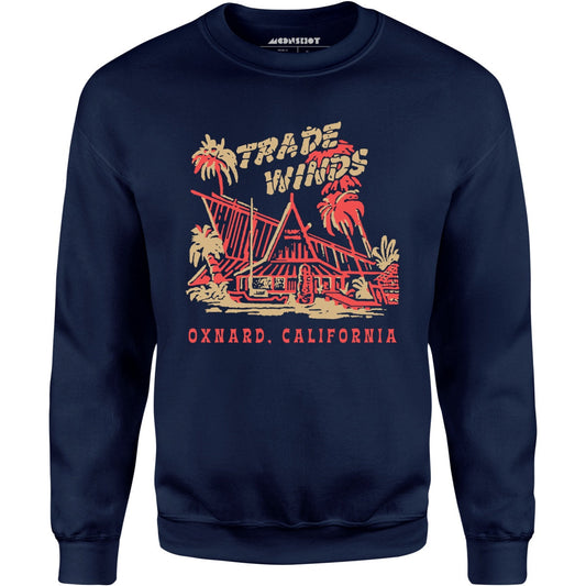 Trade Winds - Oxnard, CA - Vintage Tiki Bar - Unisex Sweatshirt