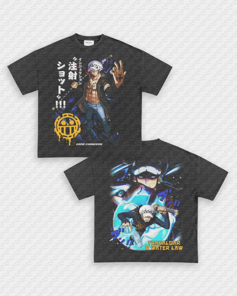TRAFALGAR D WATER LAW TEE - [DS] - clothing by TeeHivey.com (Image 2)