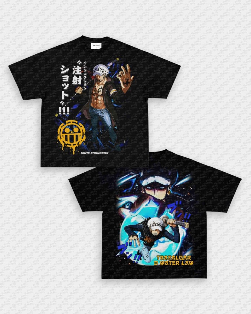 TRAFALGAR D WATER LAW TEE - [DS] - clothing by TeeHivey.com (Image 3)