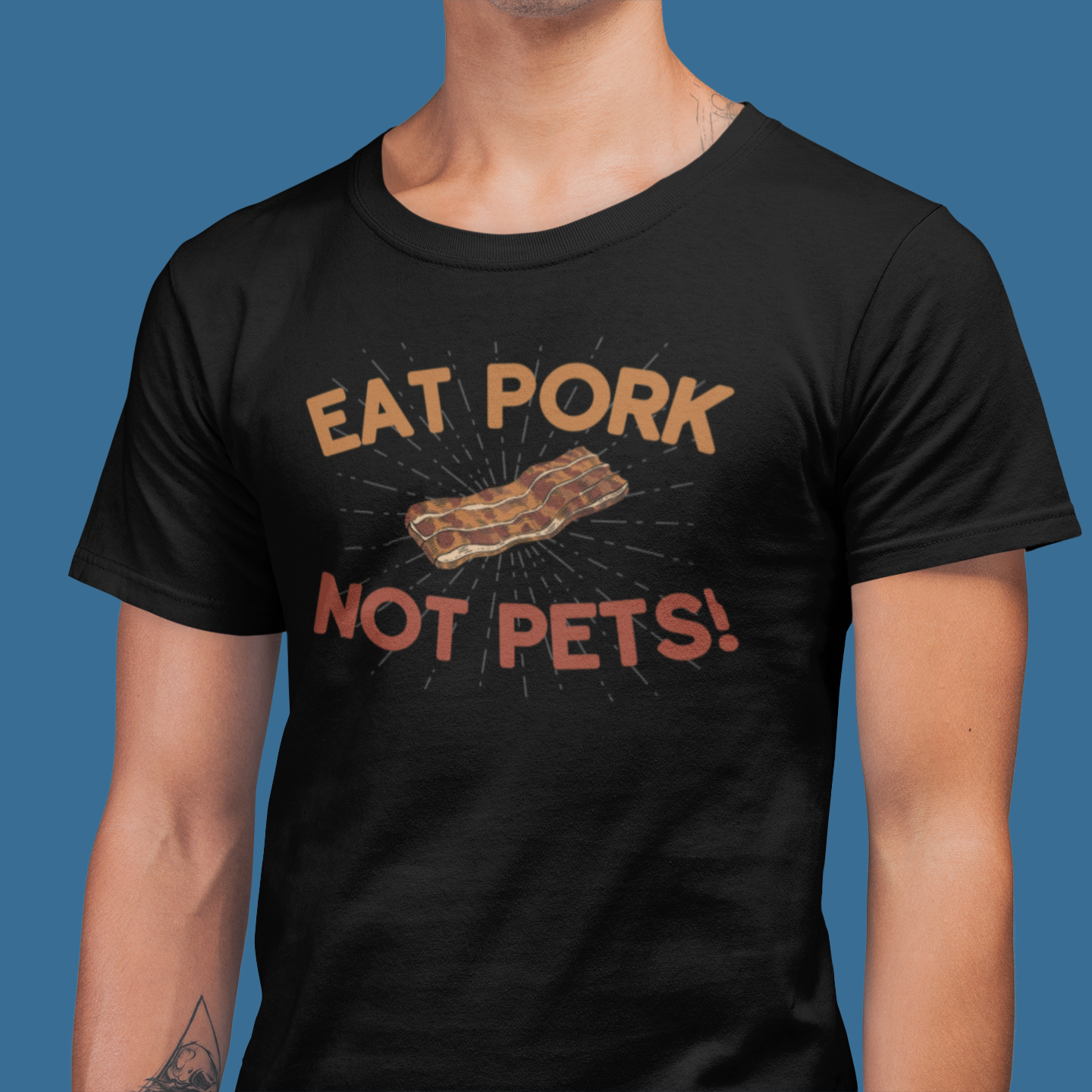 Eat Pork Not Pets Unisex Tee