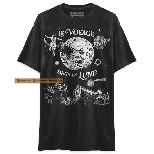 A Trip To The Moon Le Voyage Dans La Lune 1902 Silent Film Unisex Classic T-Shirt