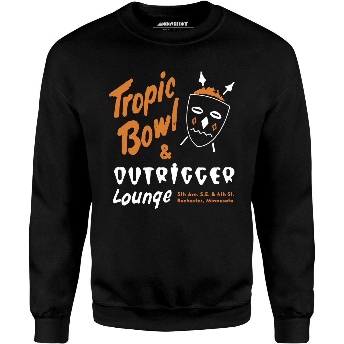 Tropic Bowl - Rochester, MN - Vintage Bowling Alley - Unisex Sweatshirt