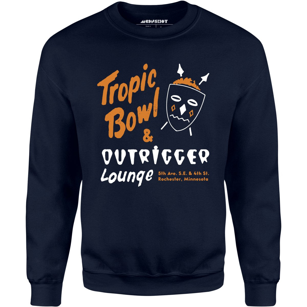 Tropic Bowl - Rochester, MN - Vintage Bowling Alley - Unisex Sweatshirt