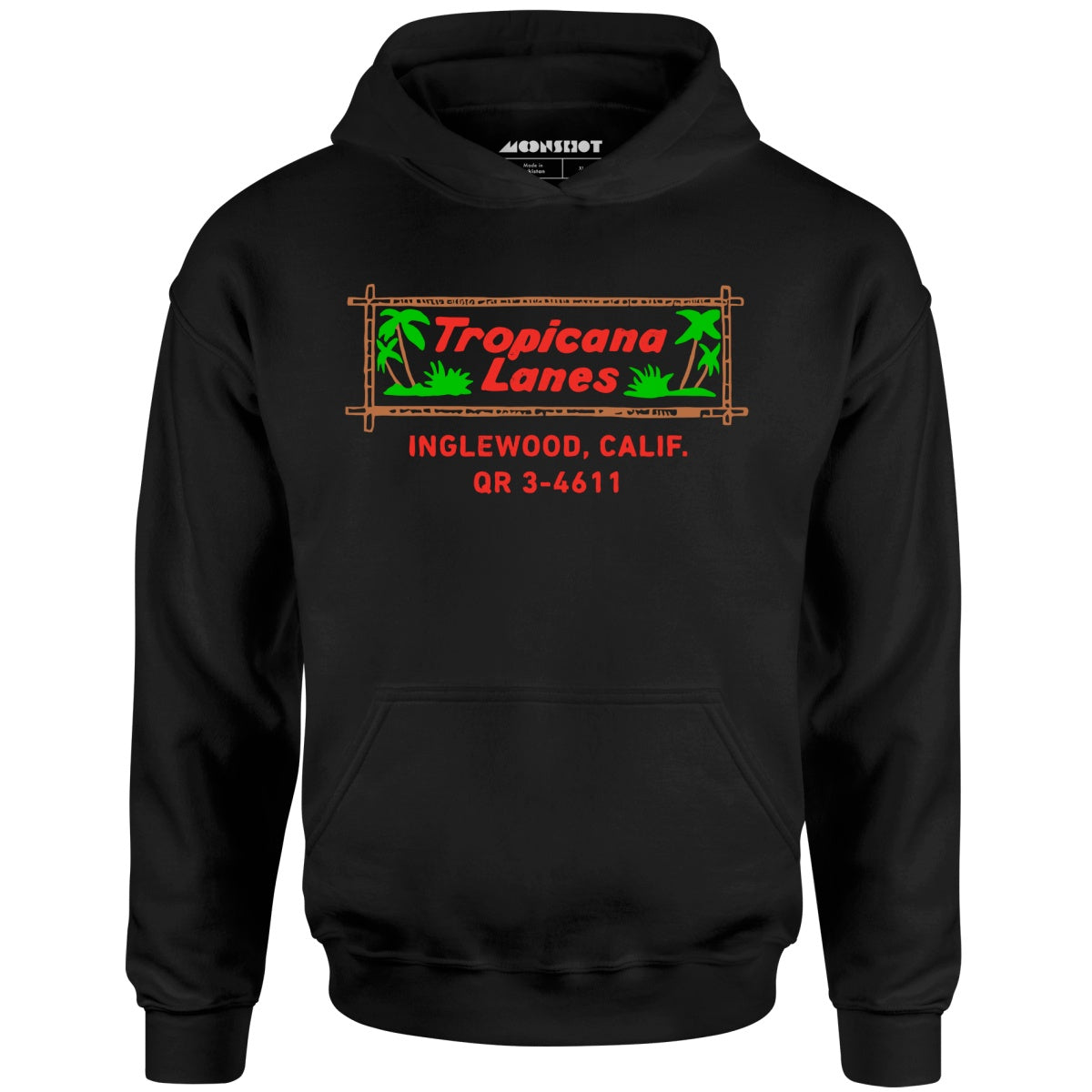 Tropicana Lanes - Inglewood, CA - Vintage Bowling Alley - Unisex Hoodie