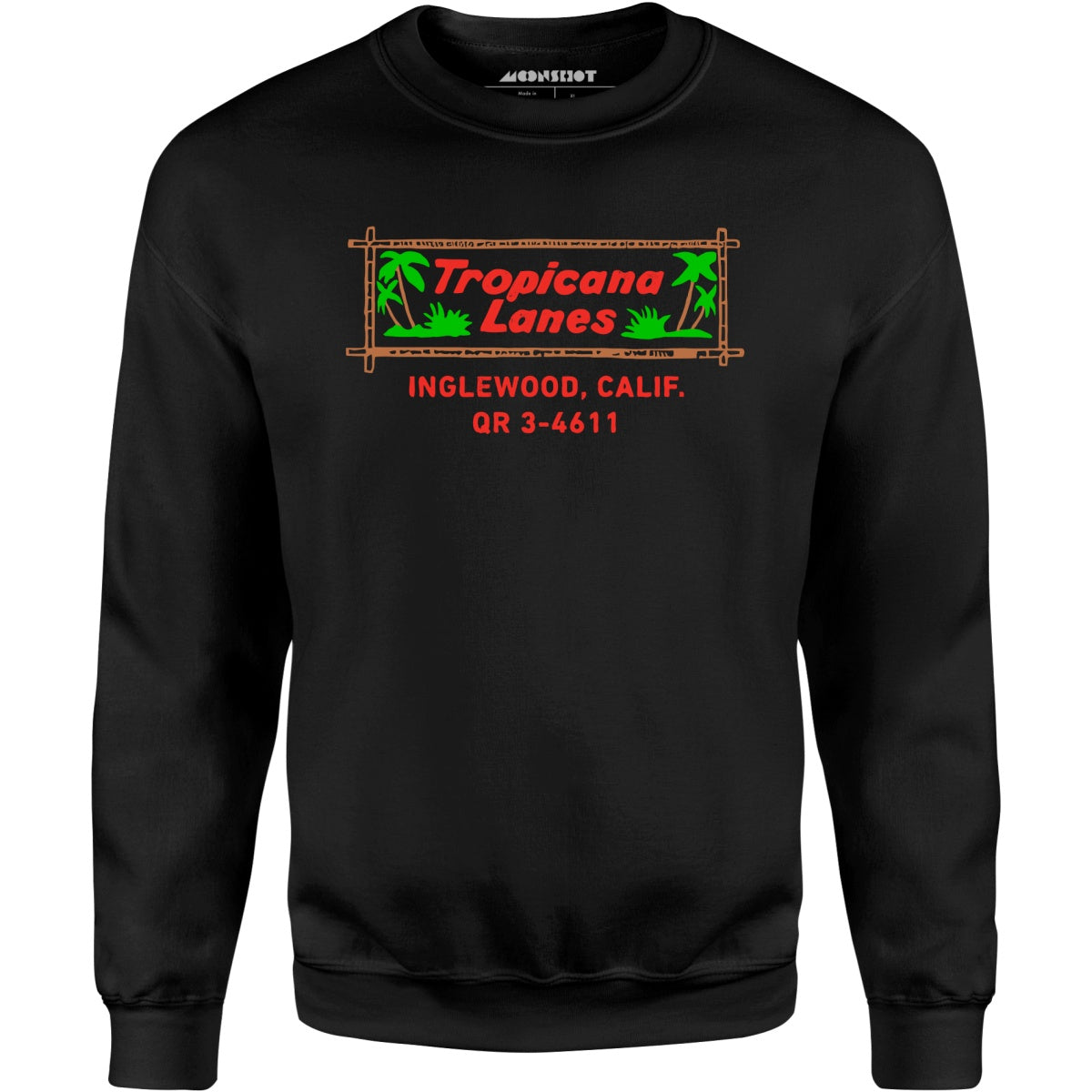Tropicana Lanes - Inglewood, CA - Vintage Bowling Alley - Unisex Sweatshirt