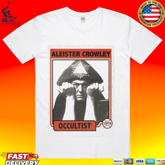 Tsptr Aleister Crowley Occultist Baseball Raglan T-shirt