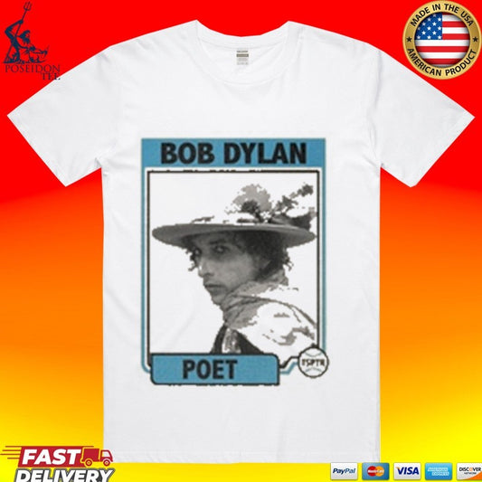Tsptr Bob Dylan Poet Baseball Raglan T-shirt