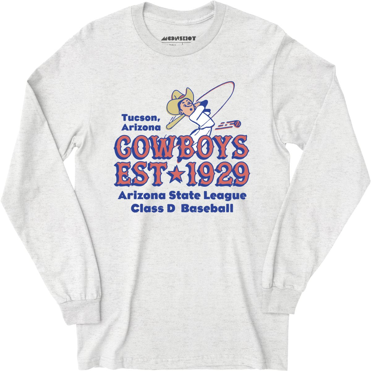 Tucson Cowboys - Arizona - Vintage Defunct Baseball Teams - Long Sleeve T-Shirt