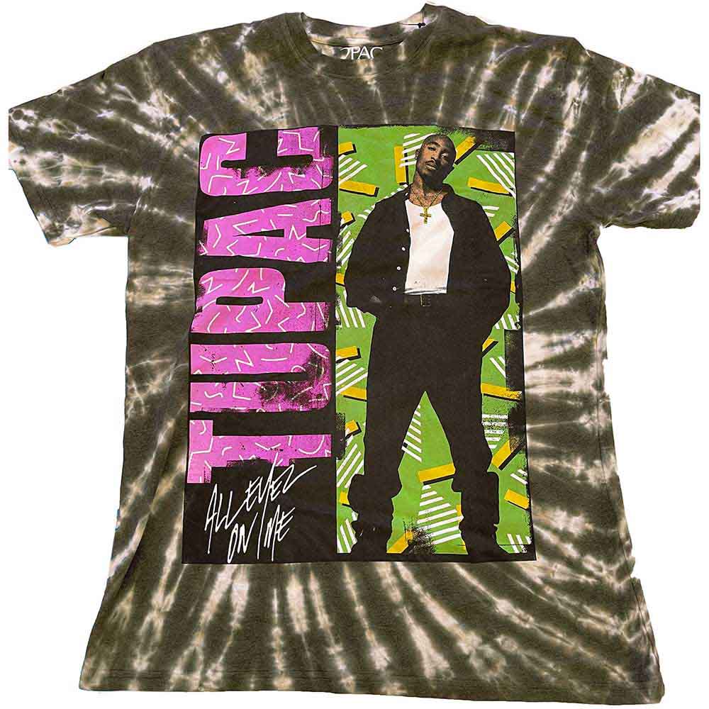 All Eyez On Me T Shirt Green