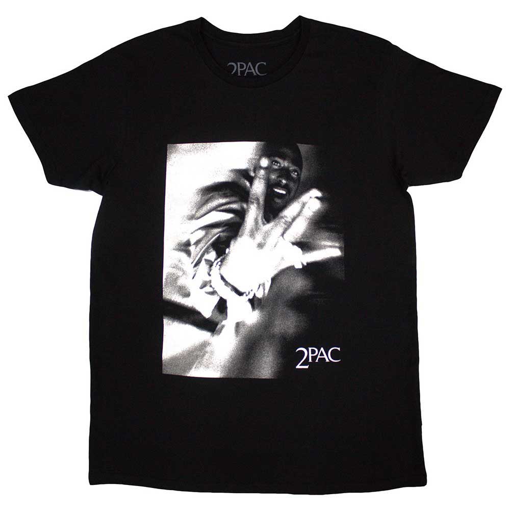 2Pac Fingers Mens T Shirt Black