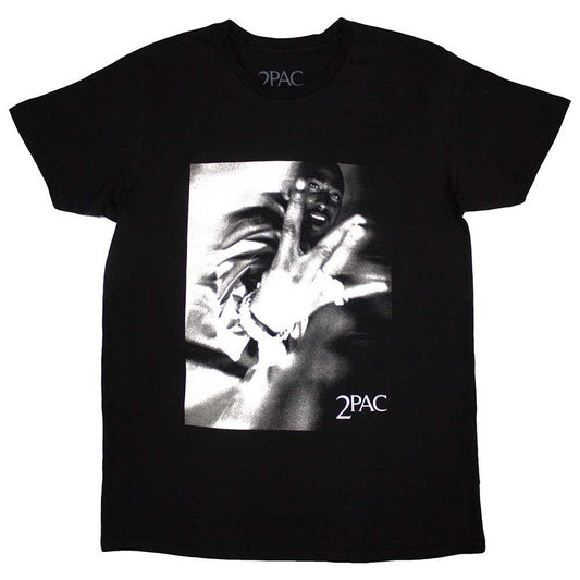 2Pac Fingers Mens T Shirt Black