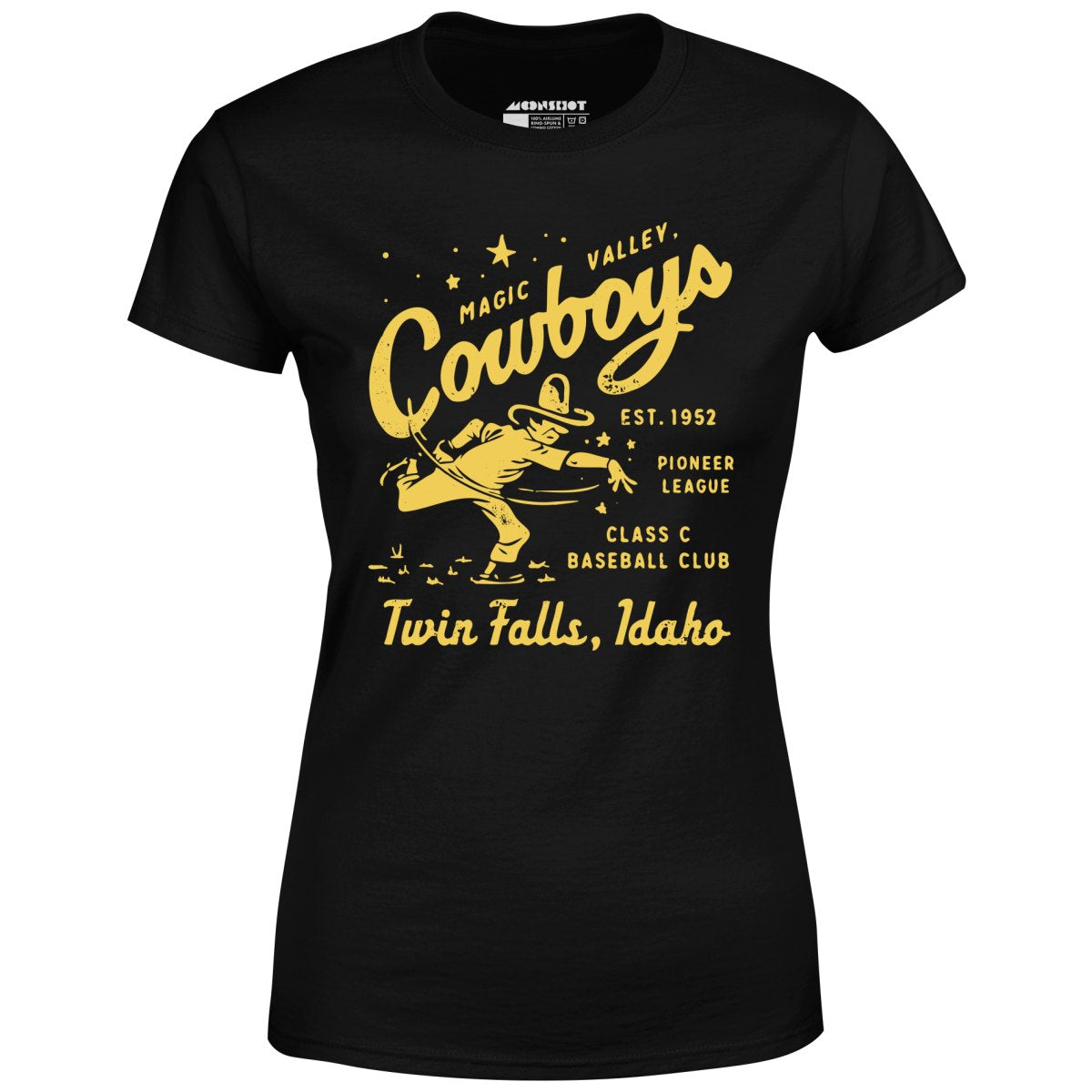 Twin Falls Magic Valley Cowboys - Idaho - Vintage Defunct Baseball Teams - Women's T-Shirt
