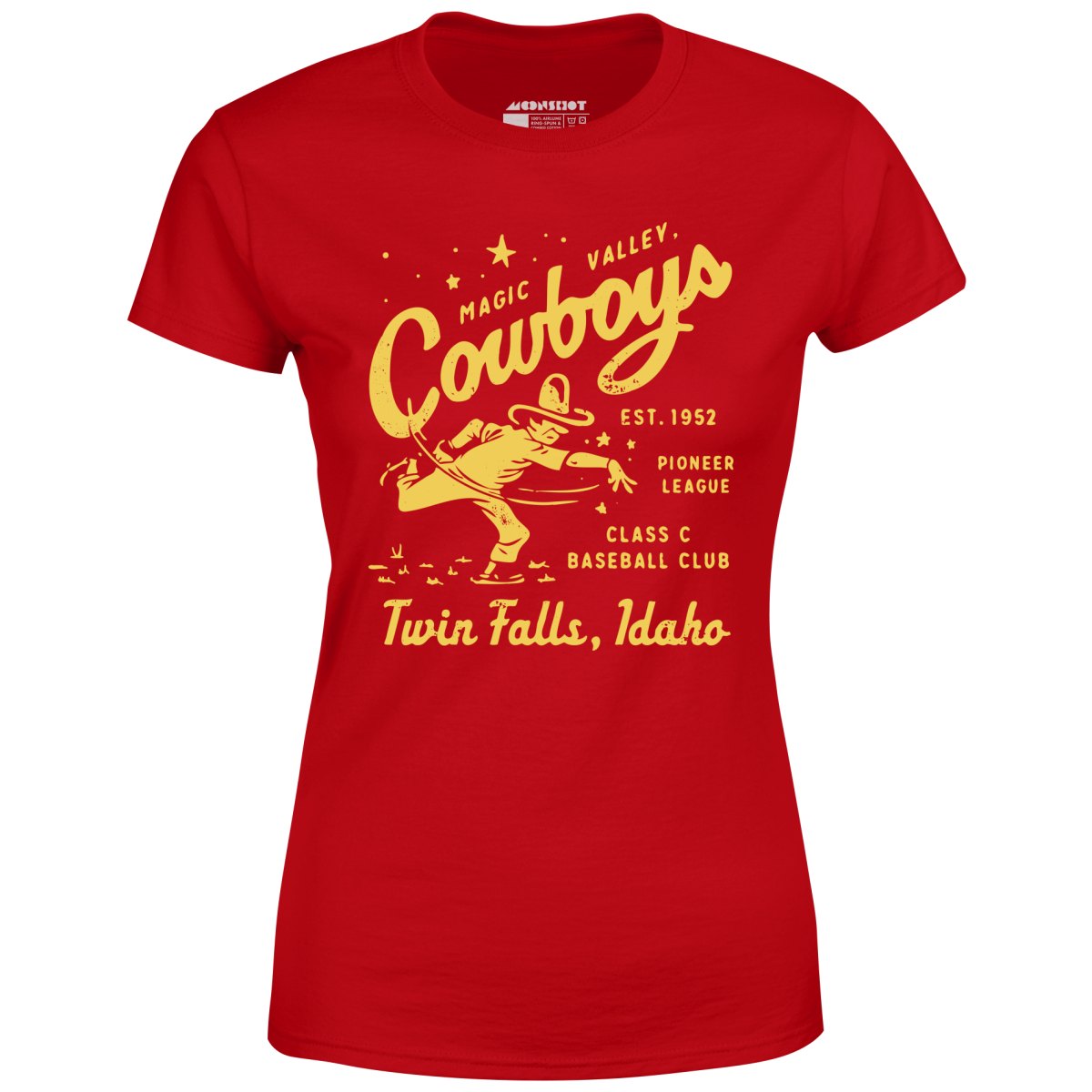 Twin Falls Magic Valley Cowboys - Idaho - Vintage Defunct Baseball Teams - Women's T-Shirt