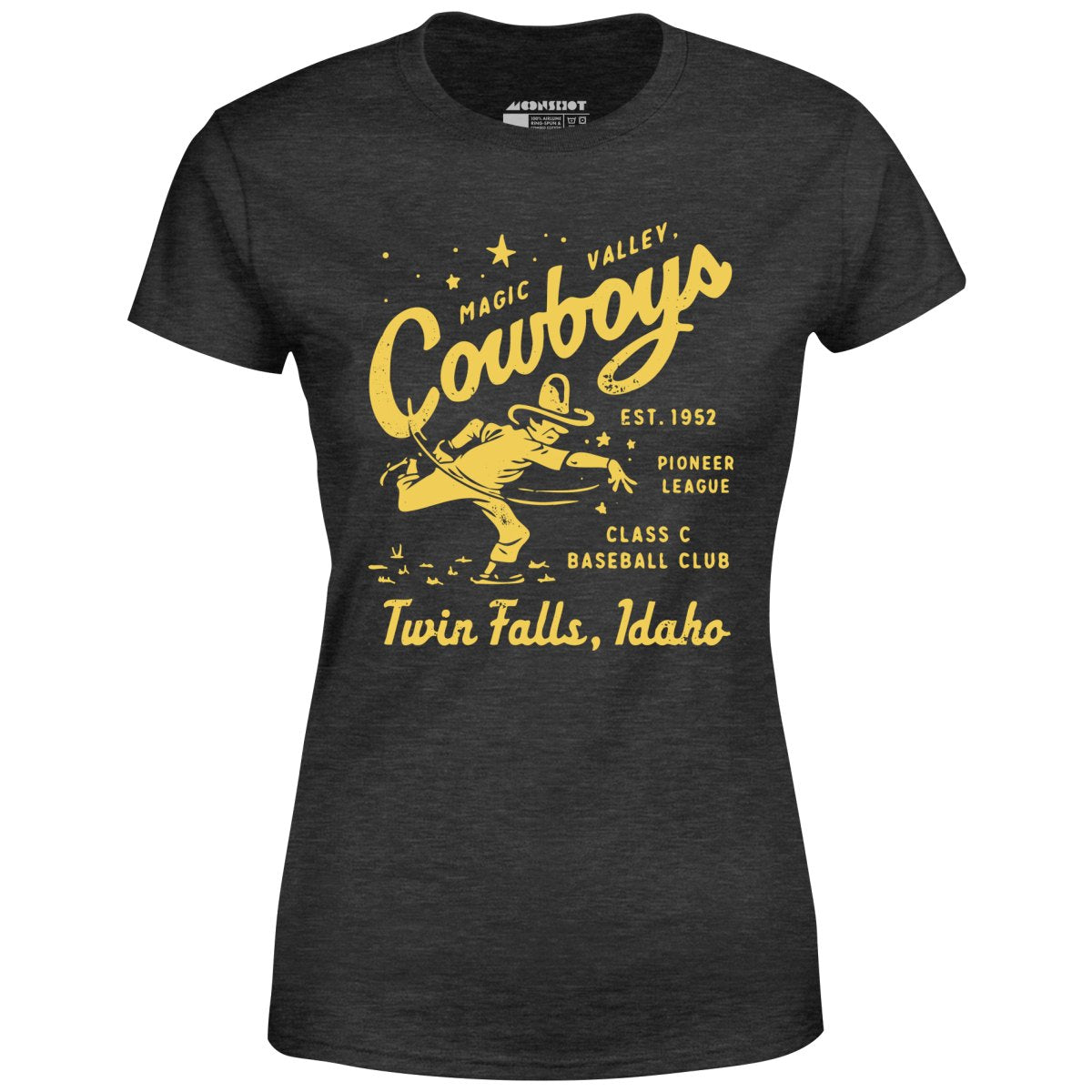 Twin Falls Magic Valley Cowboys - Idaho - Vintage Defunct Baseball Teams - Women's T-Shirt