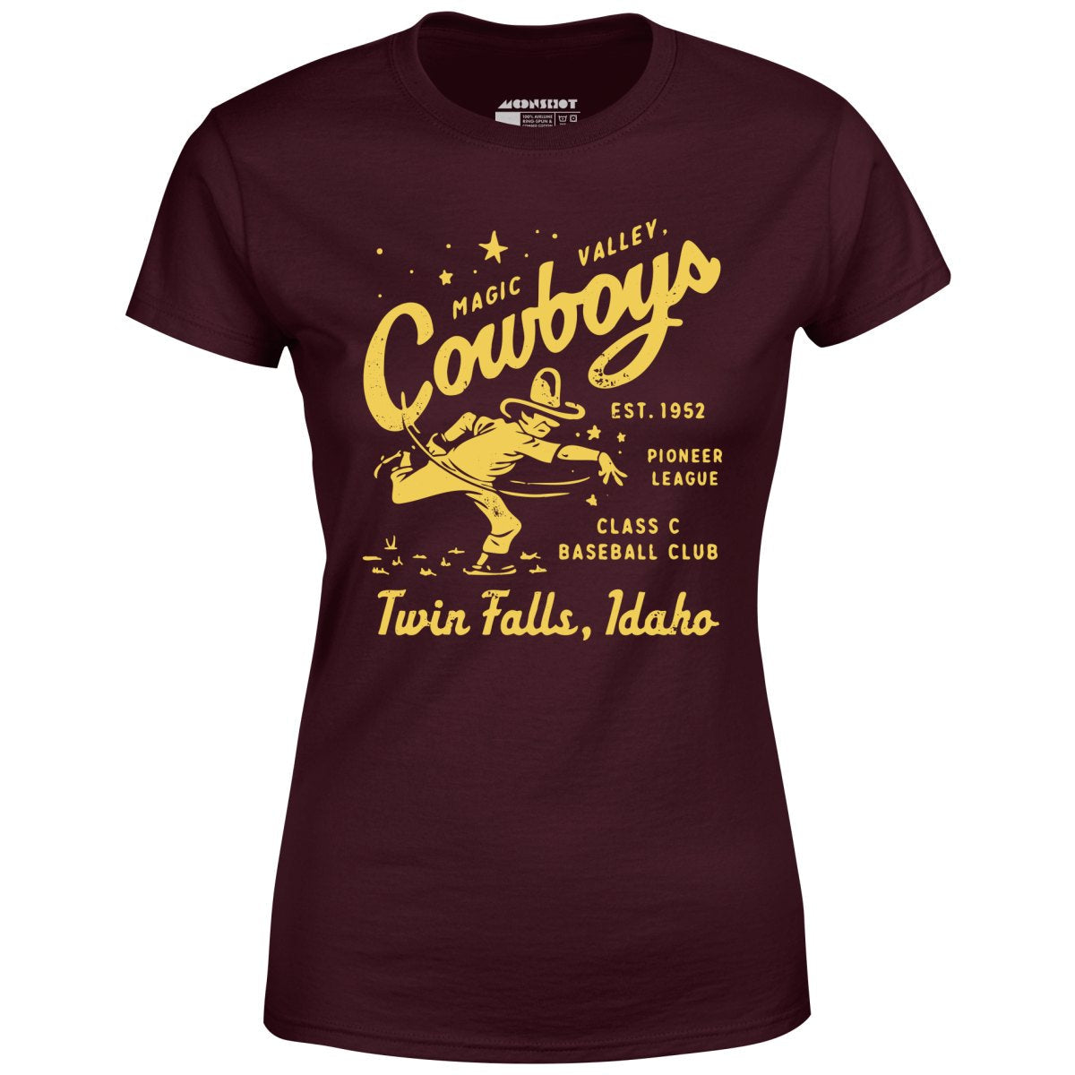 Twin Falls Magic Valley Cowboys - Idaho - Vintage Defunct Baseball Teams - Women's T-Shirt