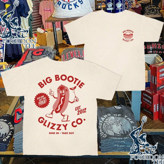 Two Friends Big Bootie Glizzy Ivory T-shirt