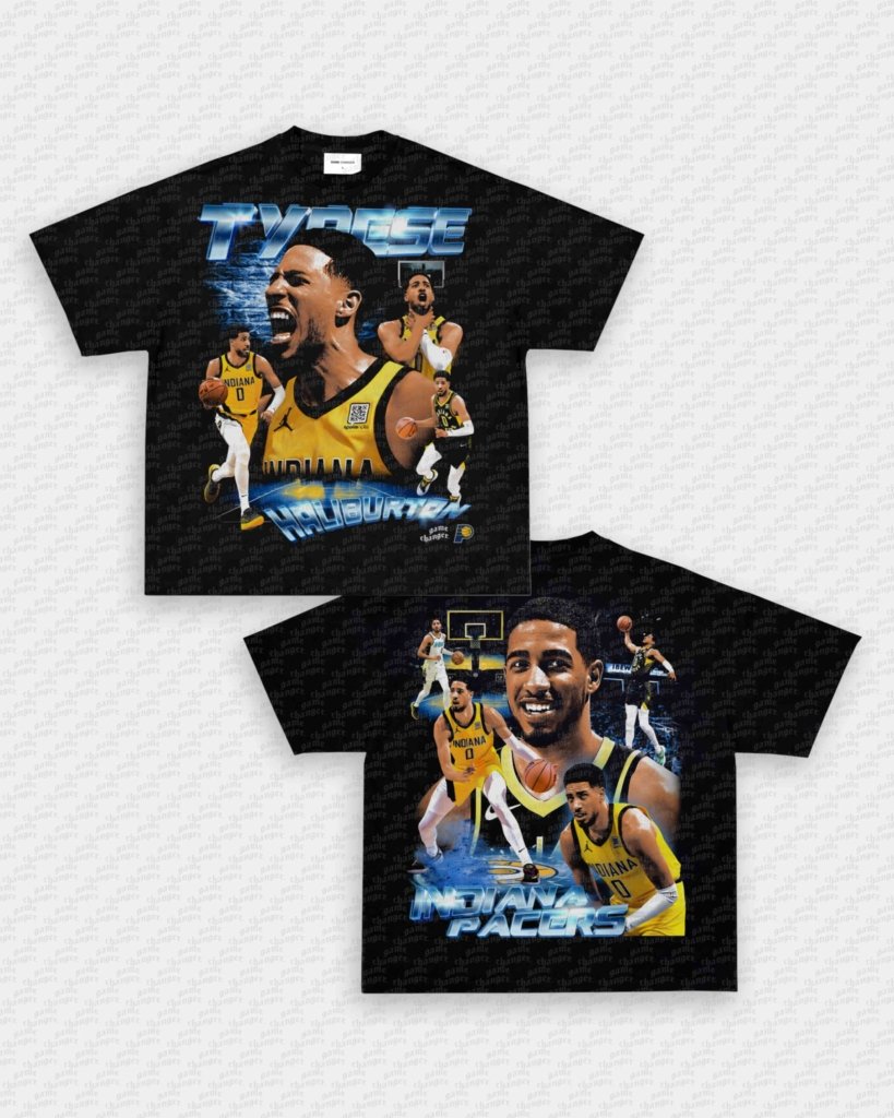 TYRESE HALIBURTON V3 TEE - [DS] - clothing by TeeHivey.com (Image 1)