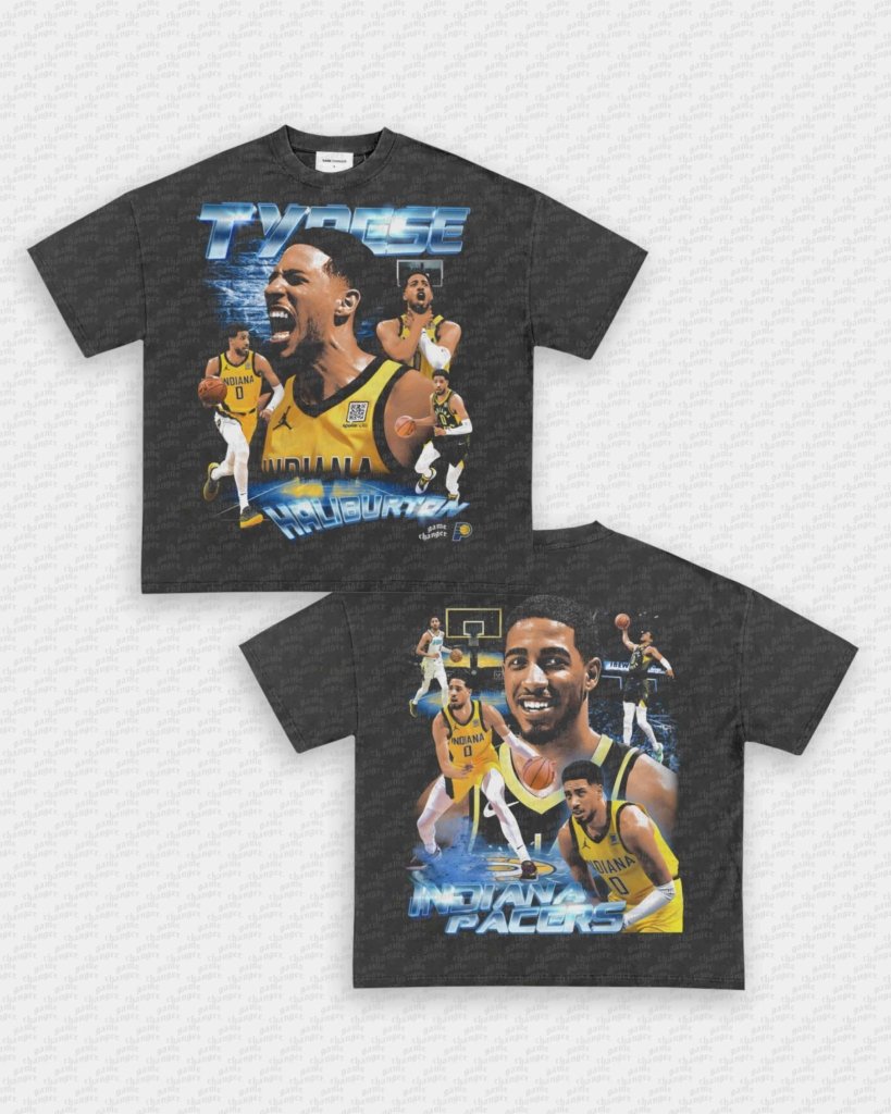 TYRESE HALIBURTON V3 TEE - [DS] - clothing by TeeHivey.com (Image 4)