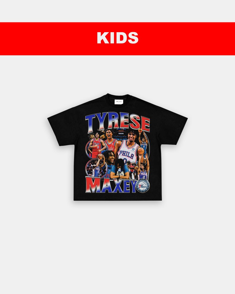 TYRESE MAXEY - KIDS TEE - clothing by TeeHivey.com (Image 1)