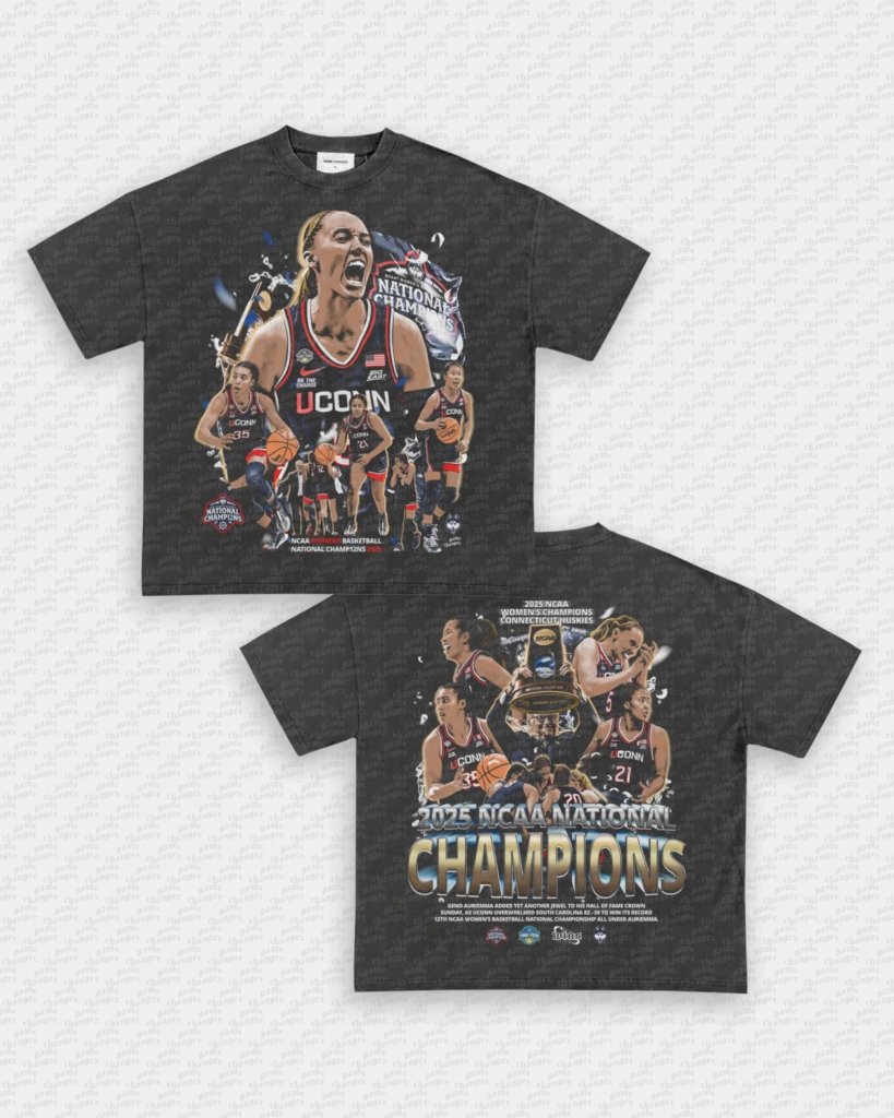 UCONN WOMENS NATTY CHAMPS TEE - [DS] - clothing by TeeHivey.com (Image 4)