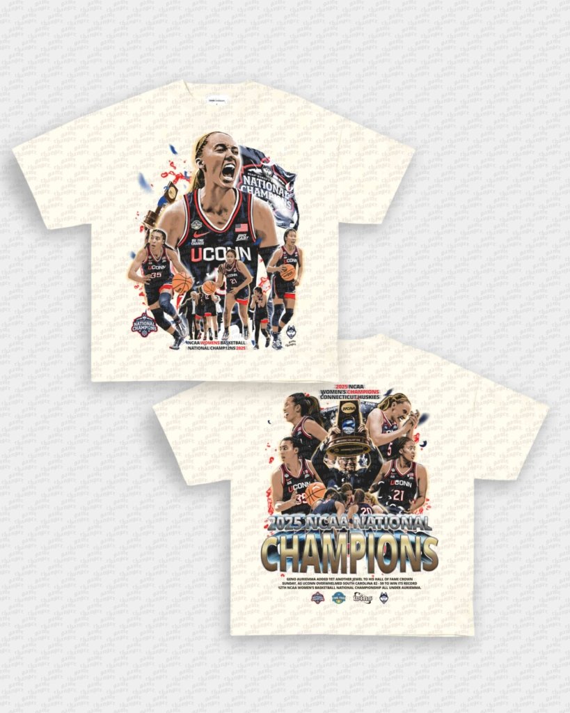 UCONN WOMENS NATTY CHAMPS TEE - [DS] - clothing by TeeHivey.com (Image 2)