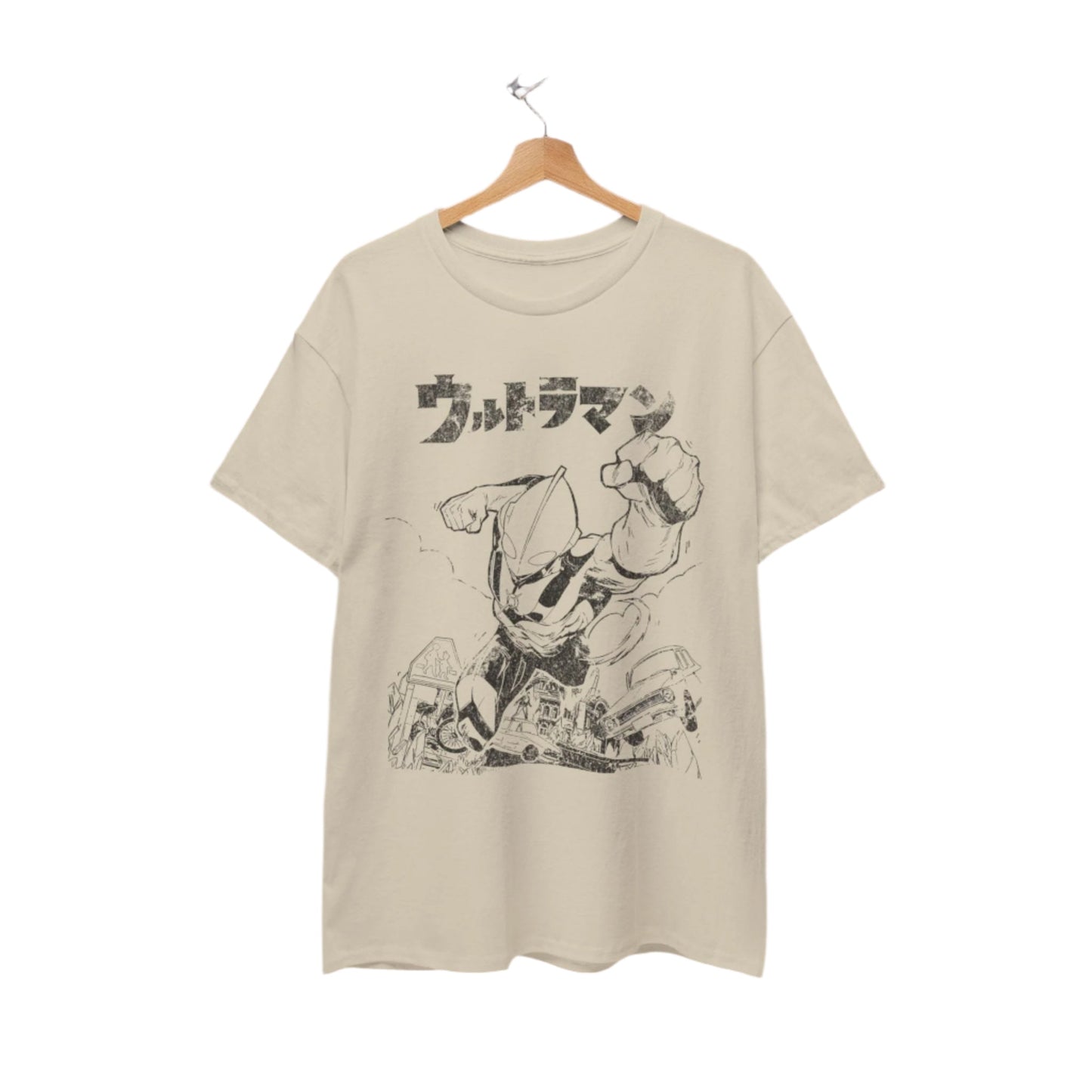Vintage Restored Ultraman Graphic Tee From The 70's