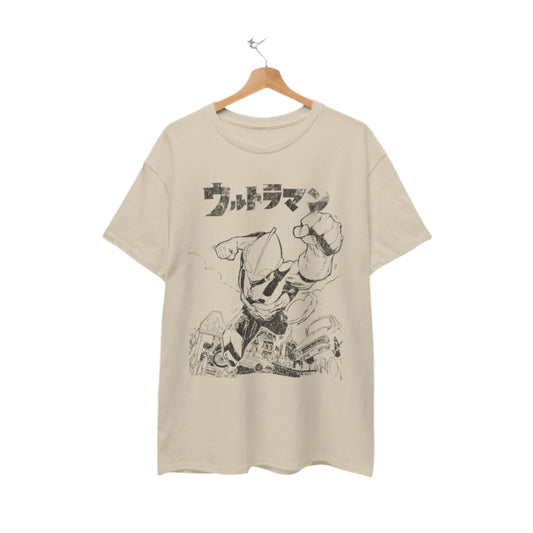 Vintage Restored Ultraman Graphic Tee From The 70's