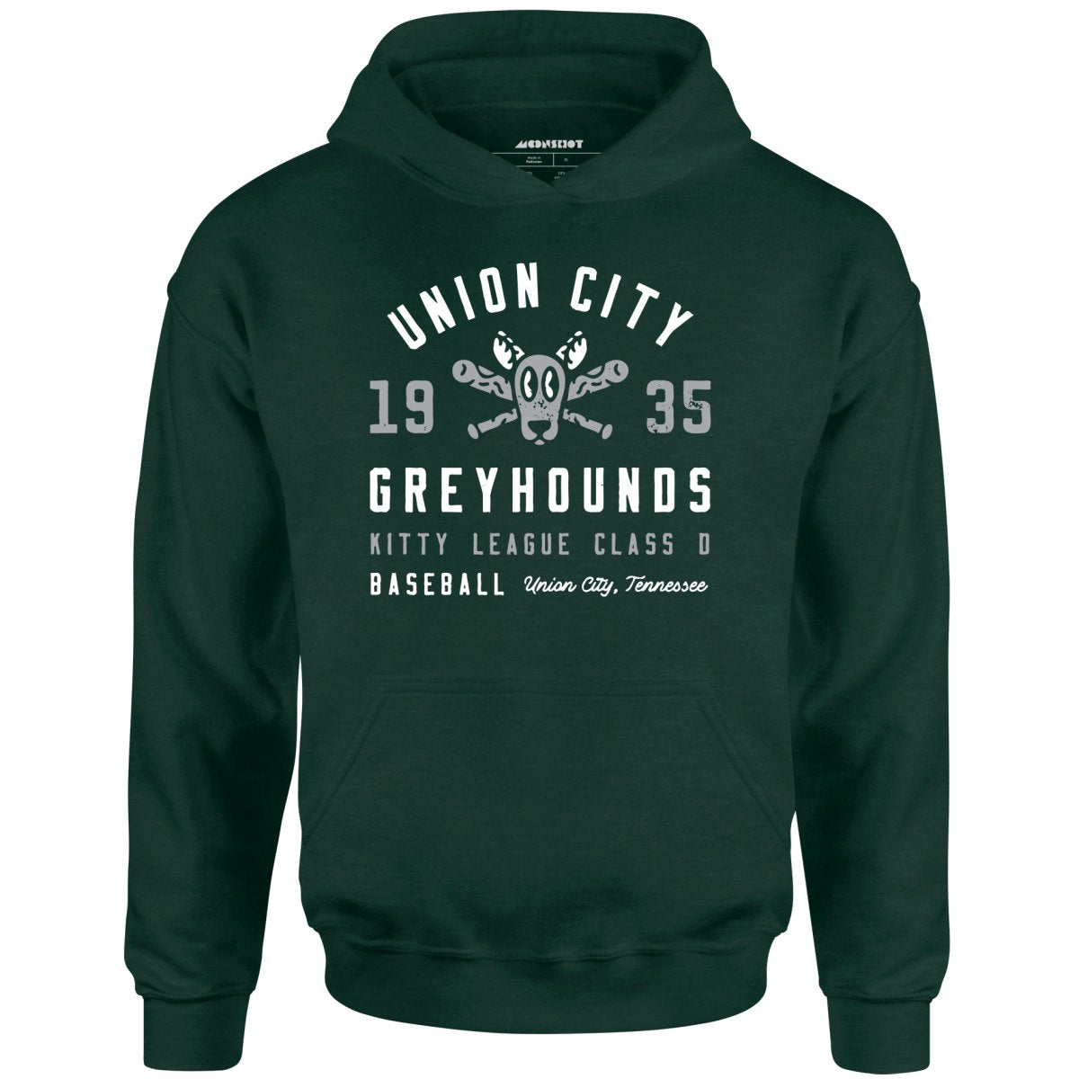 Union City Greyhounds - Tennessee - Vintage Defunct Baseball Teams - Unisex Hoodie