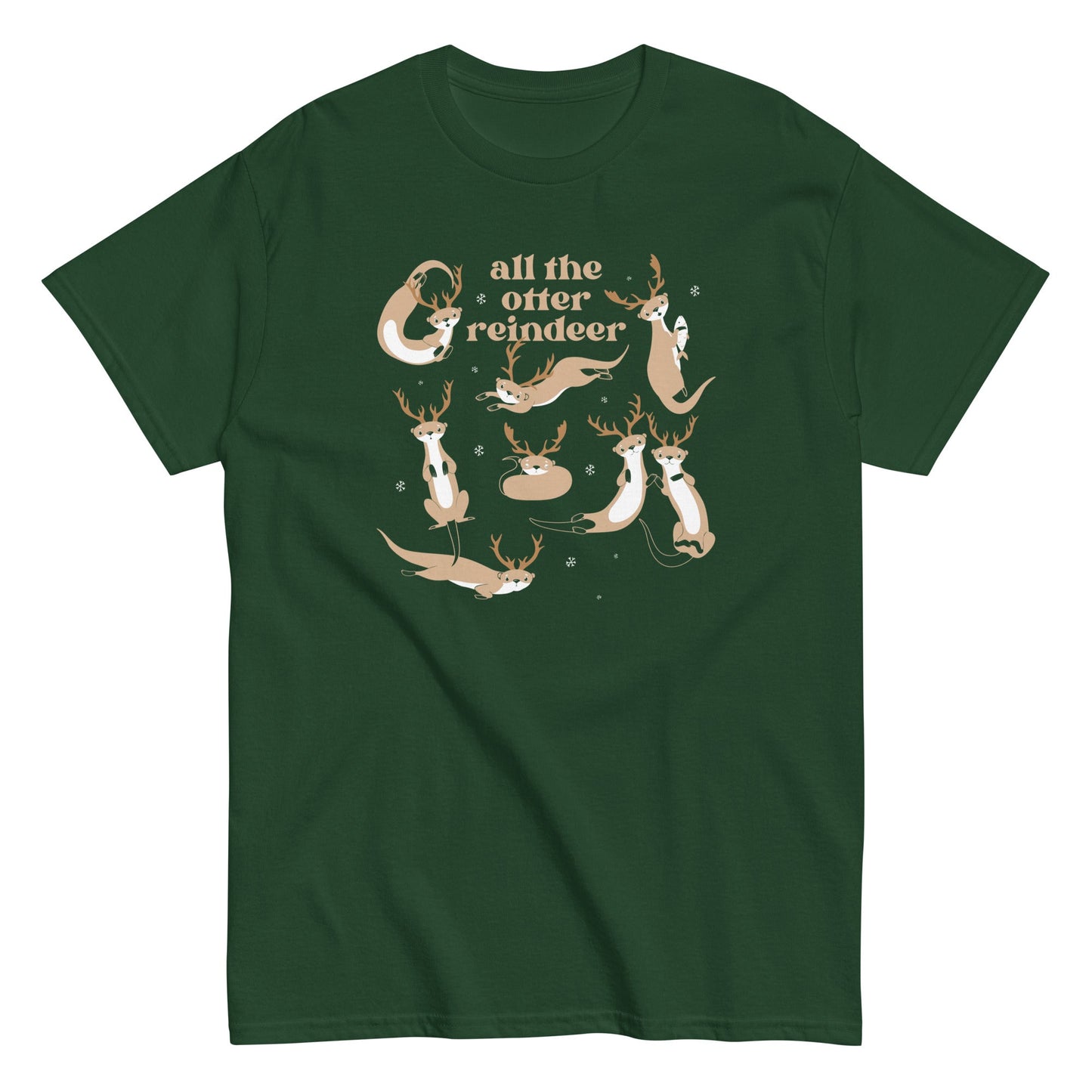 All The Otter Reindeer Men's Classic Tee