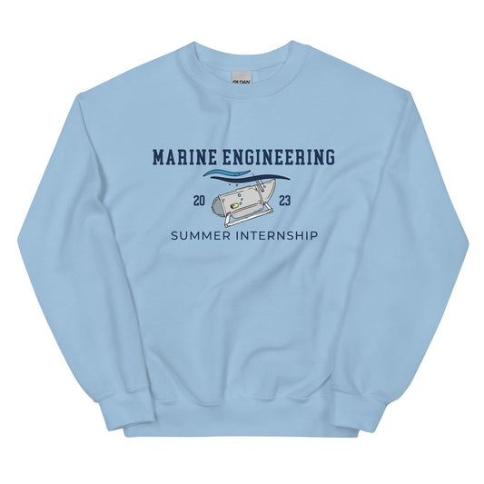 Marine Engineering Summer Internship Unisex Sweatshirt