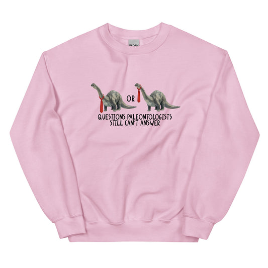 Questions Paleontologists Still Canâ€™t Answer Unisex Sweatshirt