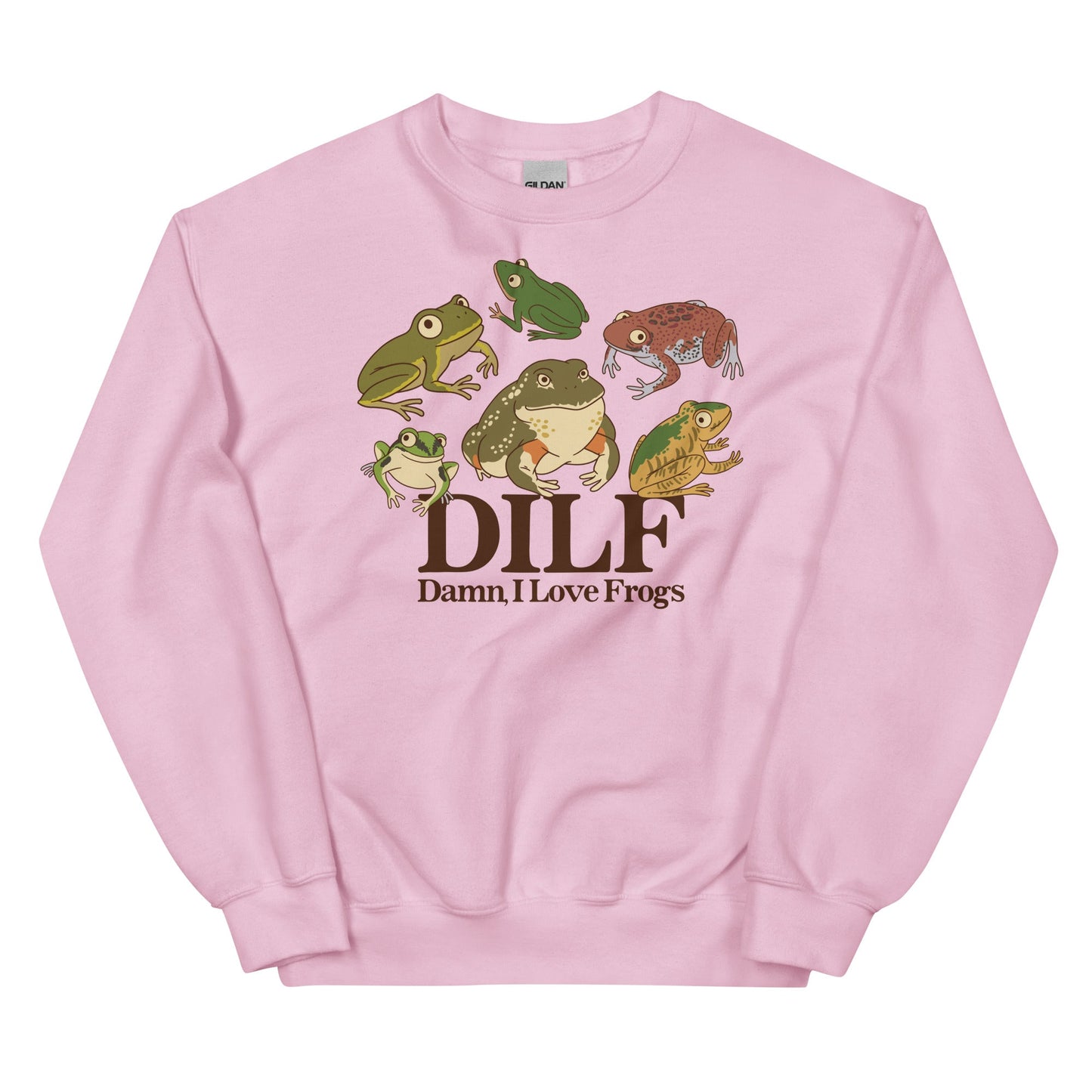 DILF (Damn, I Love Frogs) Unisex Sweatshirt