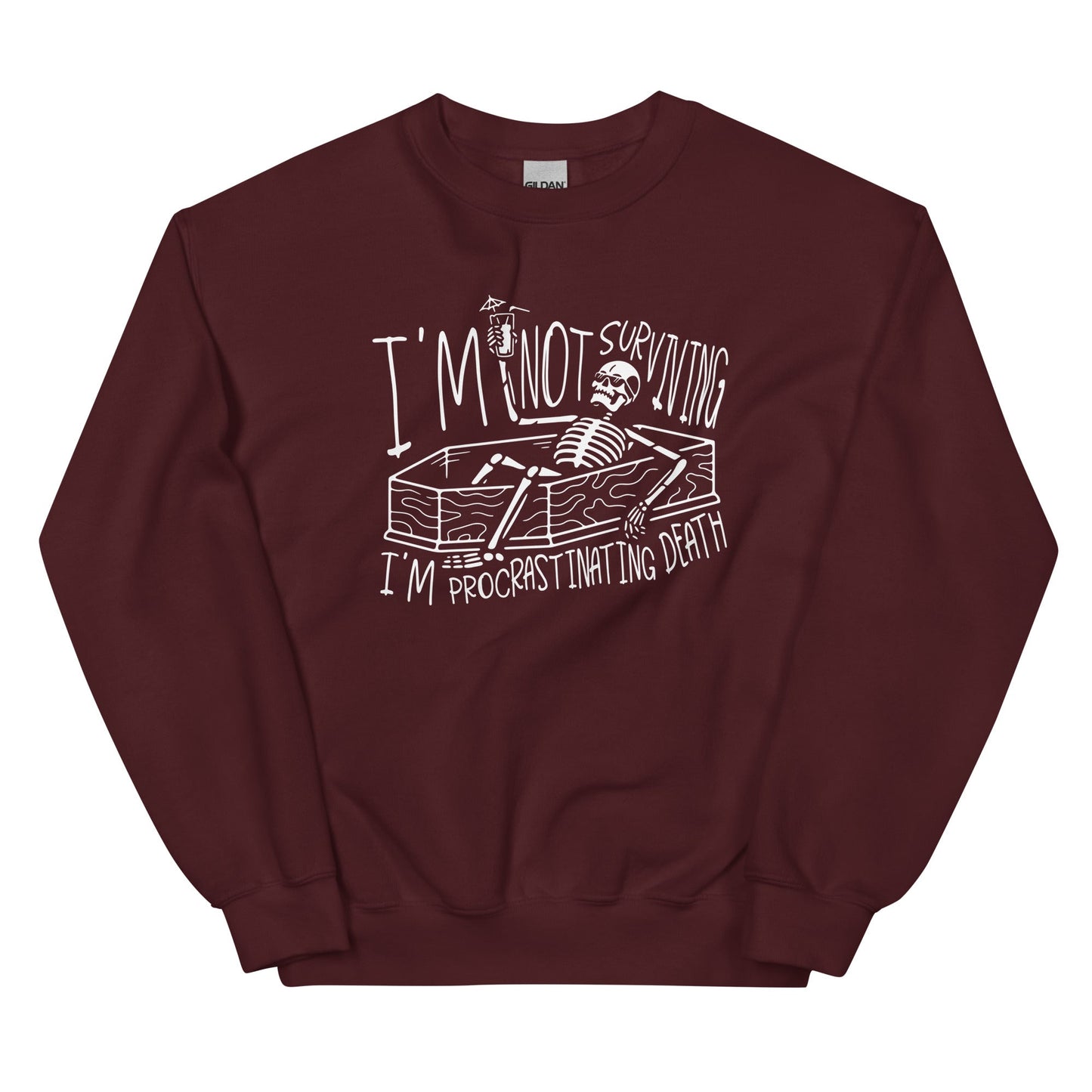 Procrastinating Death Unisex Sweatshirt