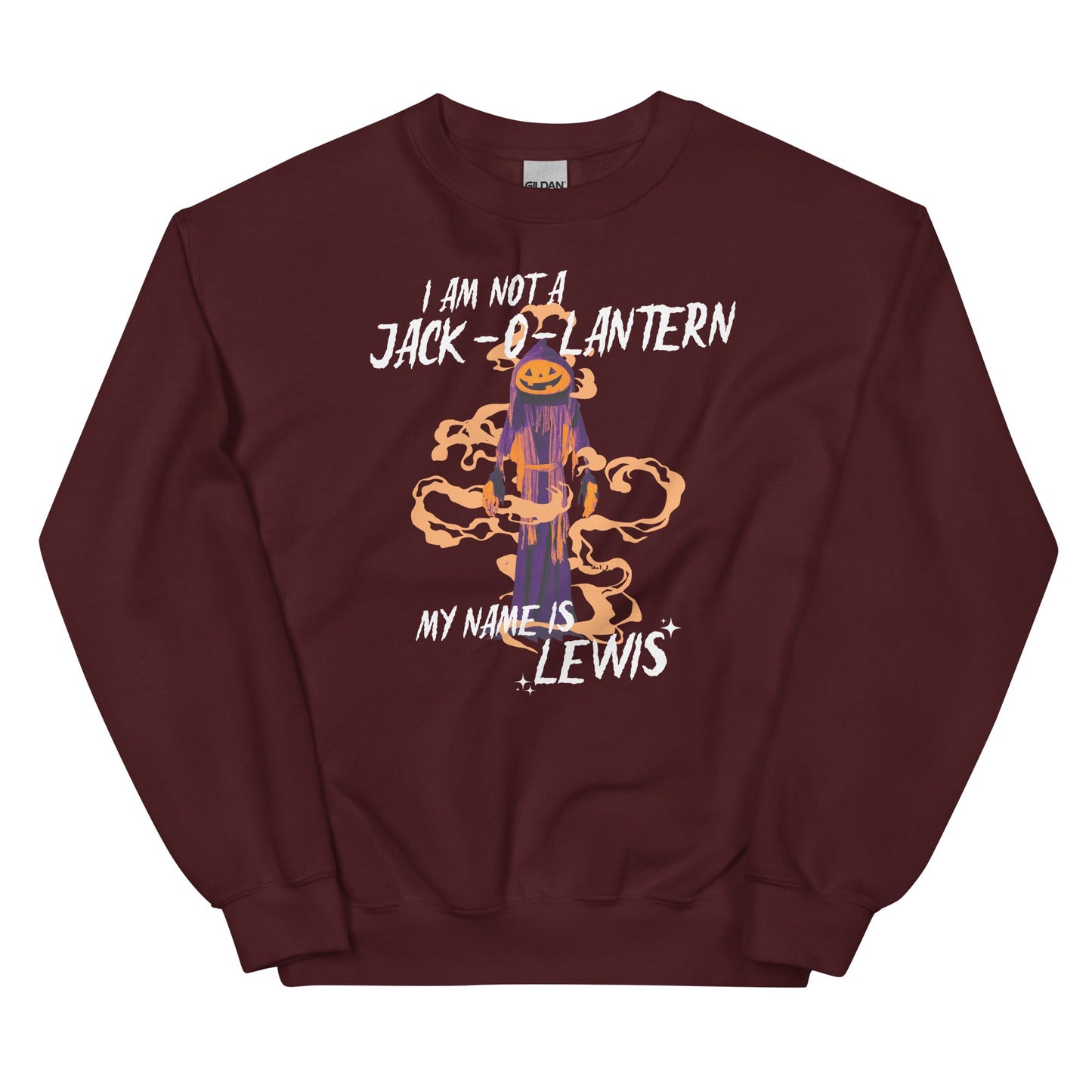 My Name is Lewis (Jack-O-Lantern) Unisex Sweatshirt