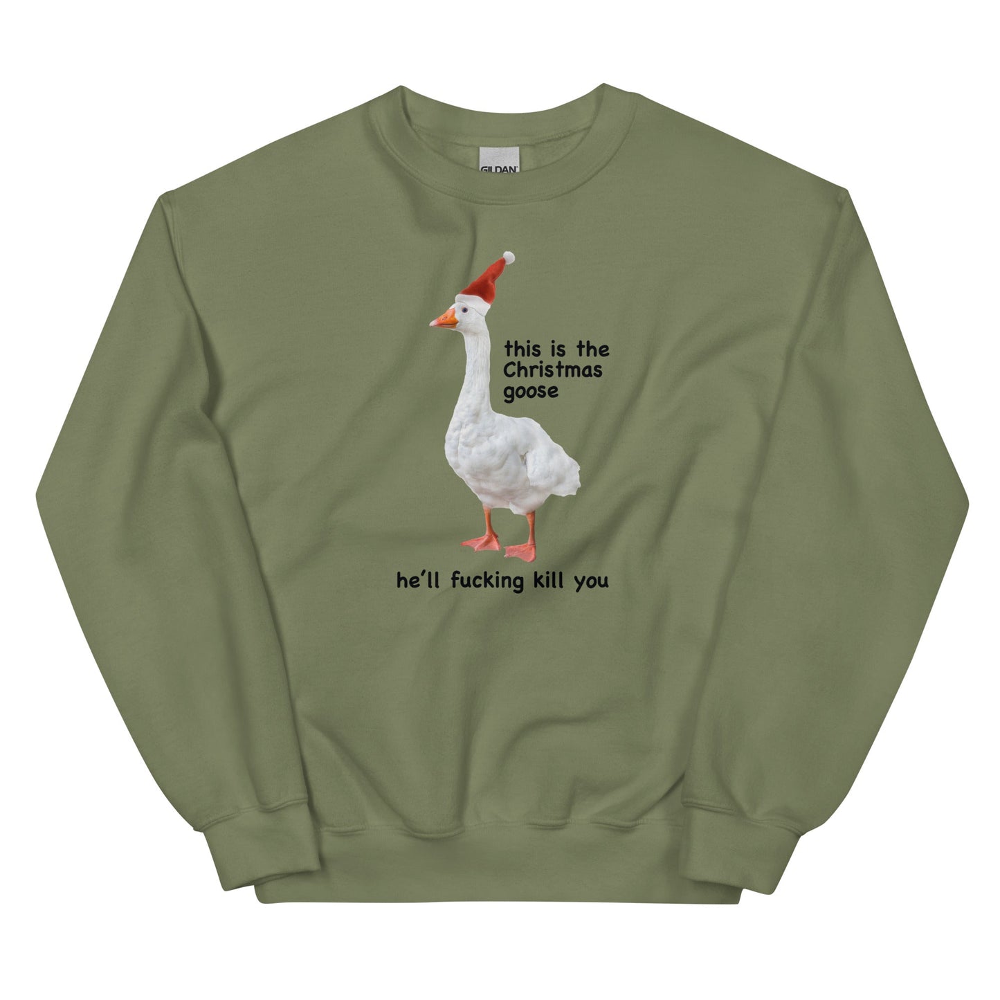 The Christmas Goose Unisex Sweatshirt