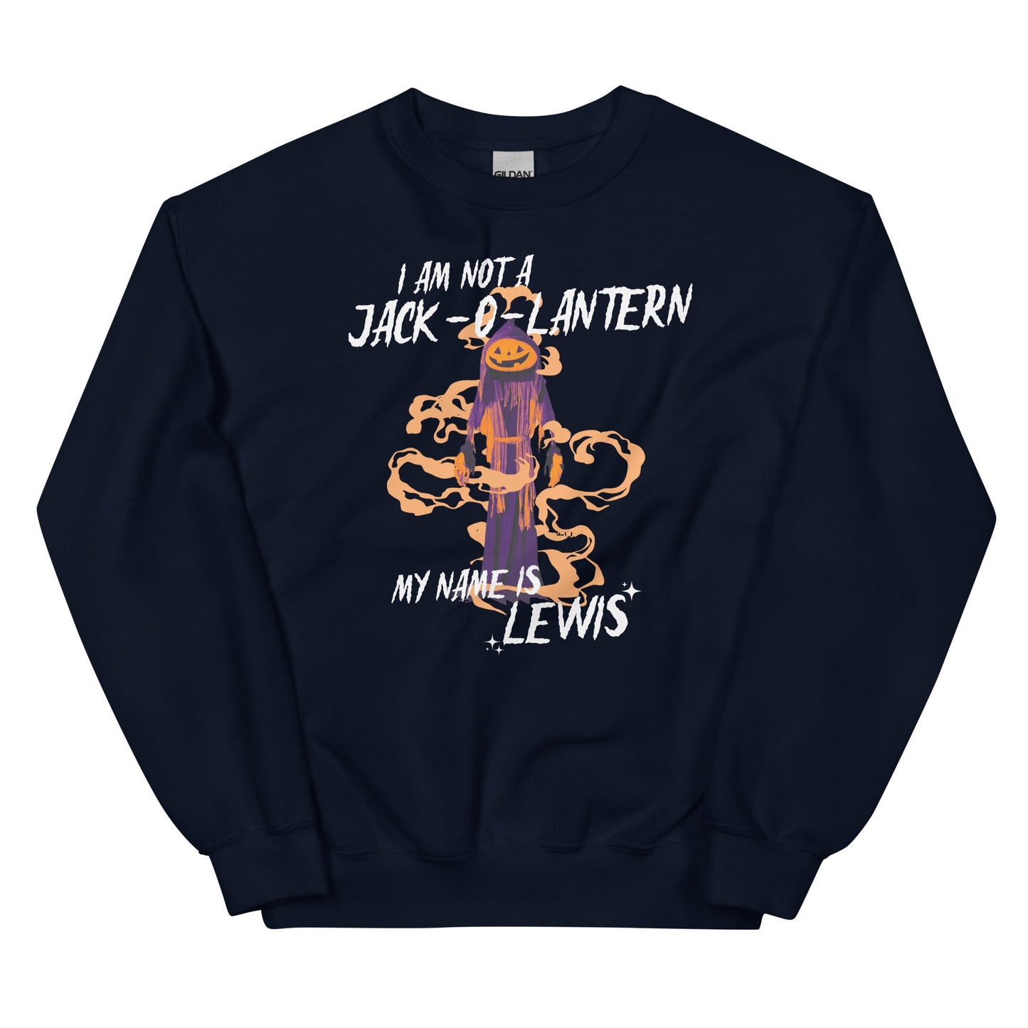 My Name is Lewis (Jack-O-Lantern) Unisex Sweatshirt