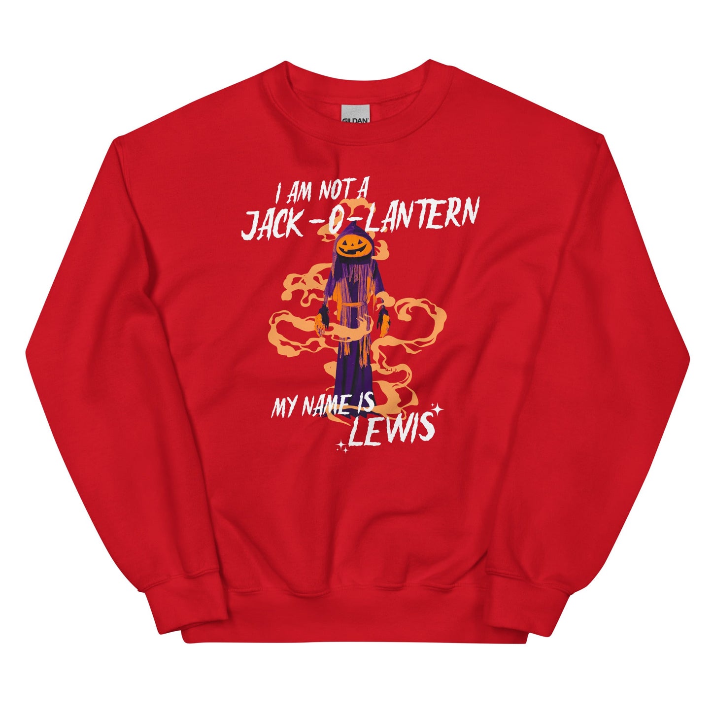 My Name is Lewis (Jack-O-Lantern) Unisex Sweatshirt