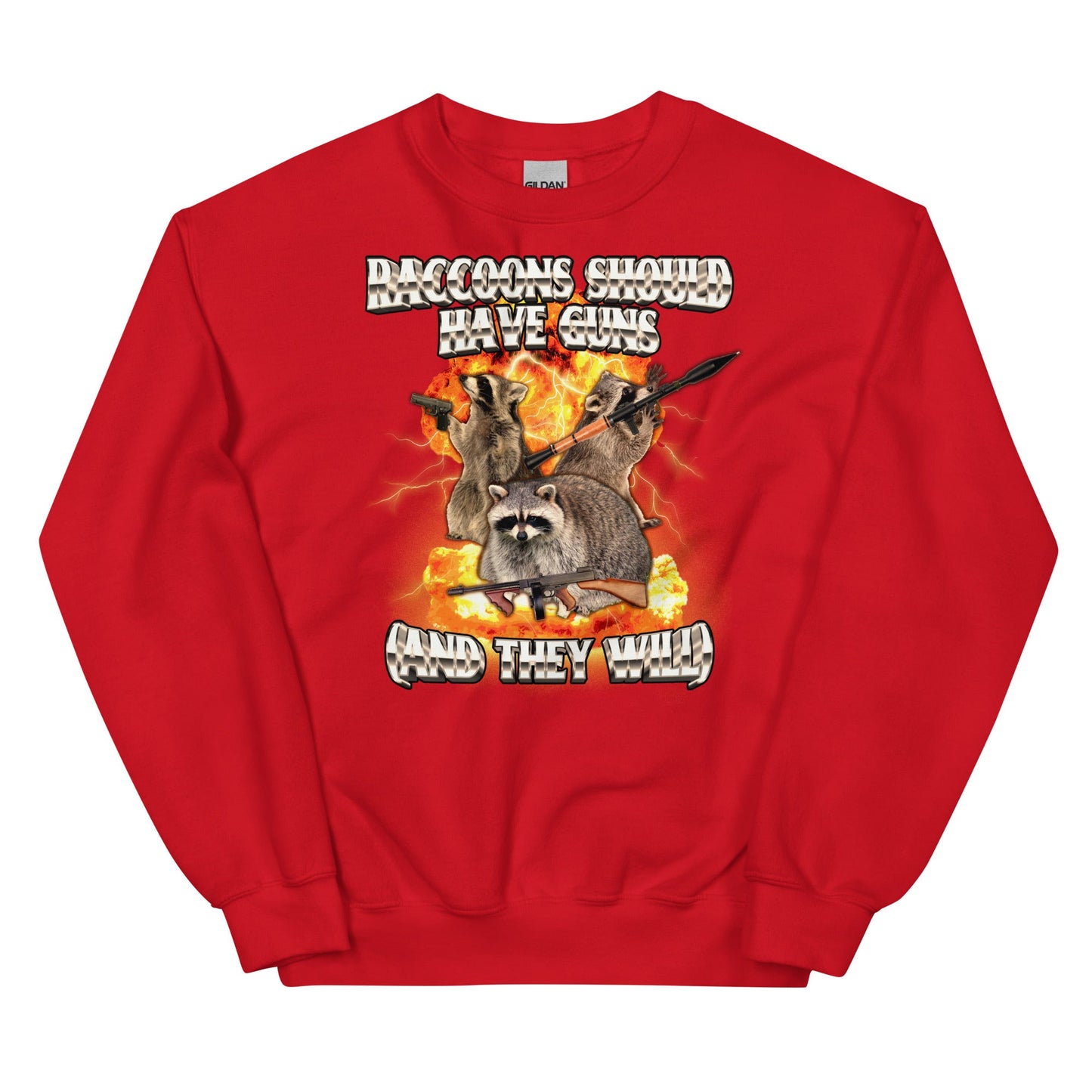 Raccoons Should Have Guns Unisex Sweatshirt