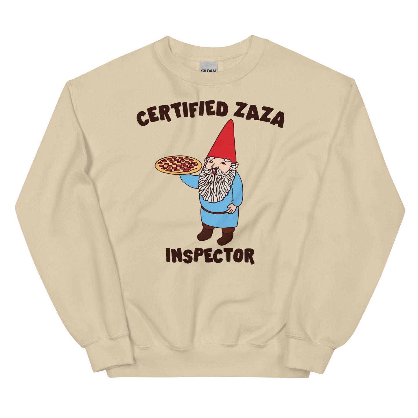 Certified Zaza Inspector (Gnome) Unisex Sweatshirt