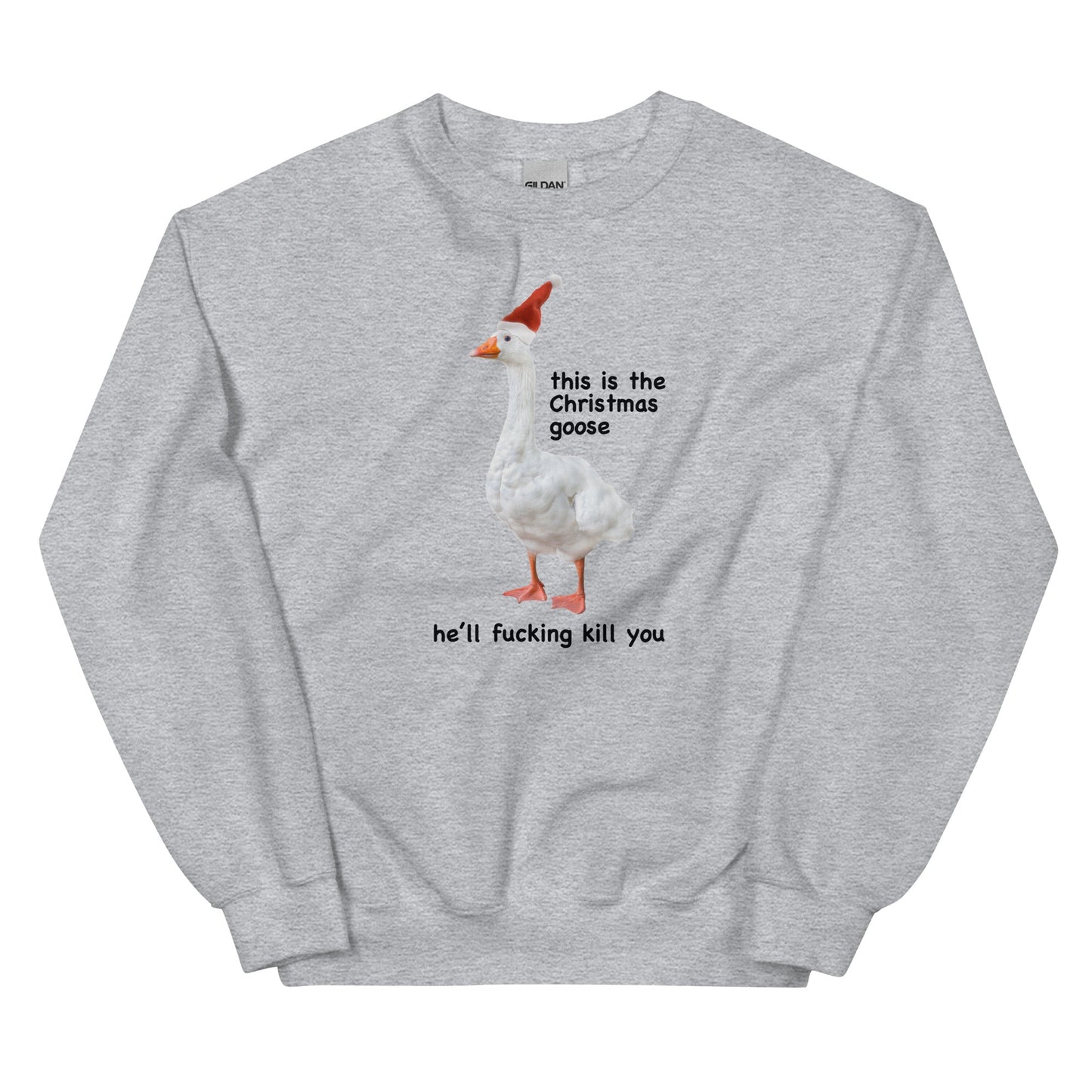 The Christmas Goose Unisex Sweatshirt