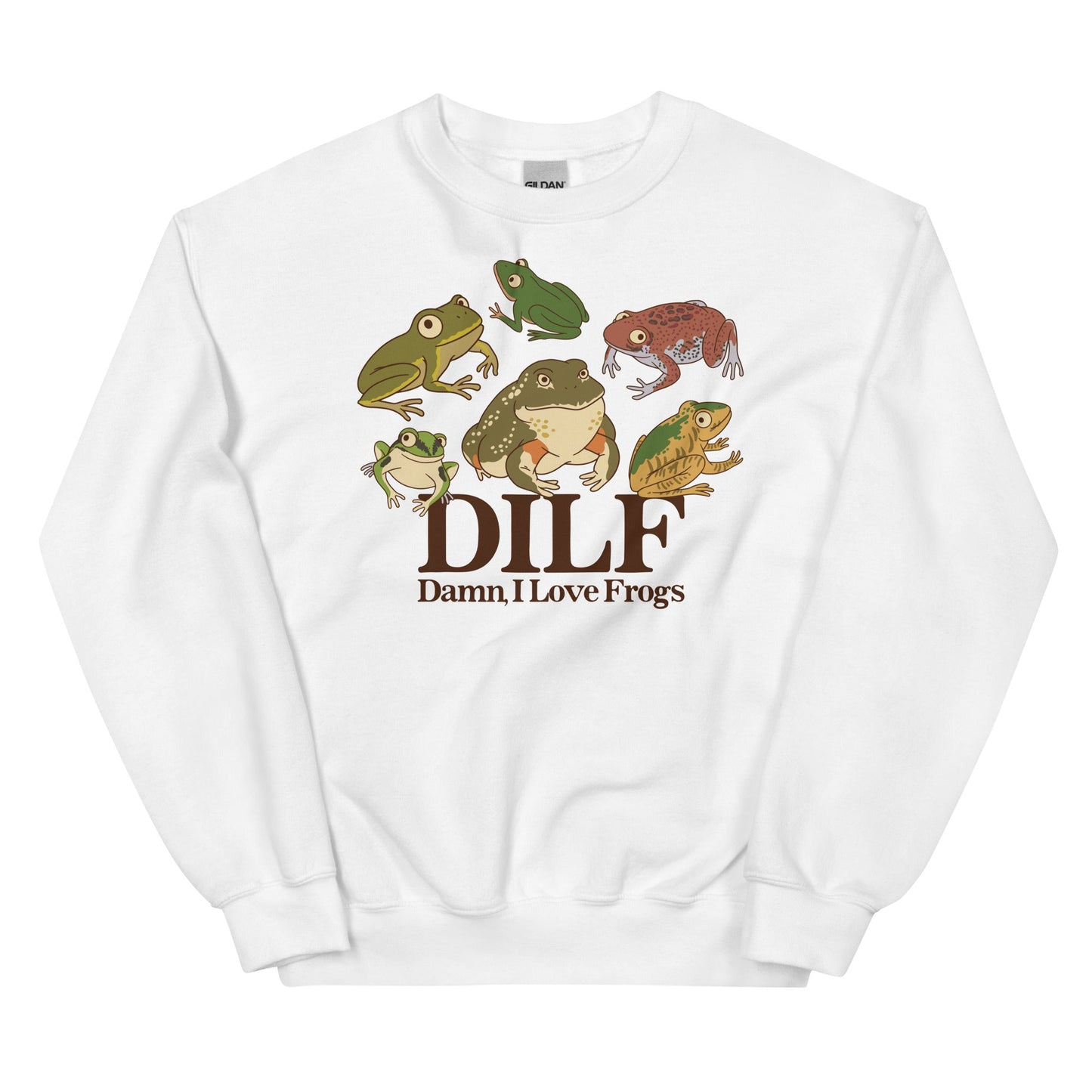 DILF (Damn, I Love Frogs) Unisex Sweatshirt