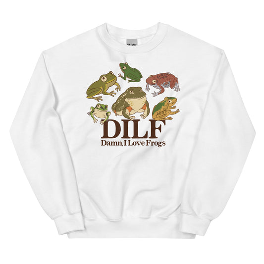 DILF (Damn, I Love Frogs) Unisex Sweatshirt