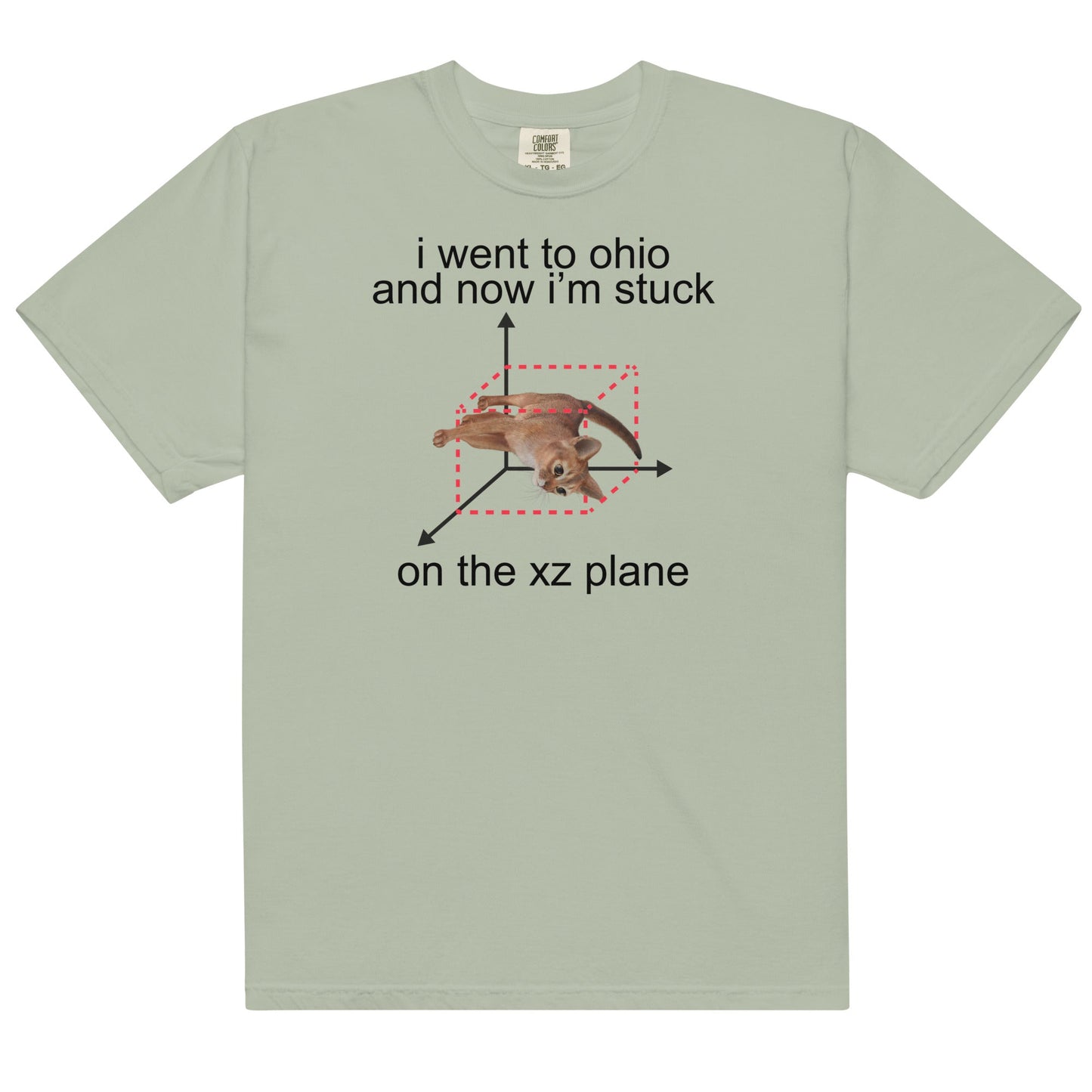 Stuck on the XZ Plane Unisex t-shirt