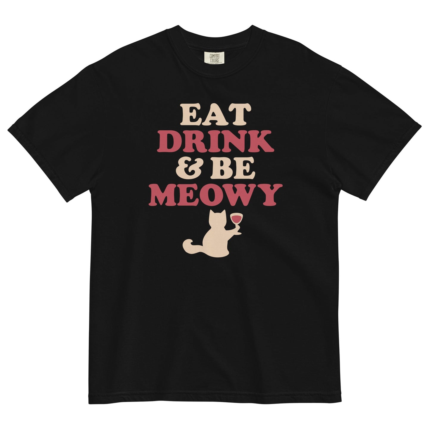 Eat Drink & Be Meowy Men's Relaxed Fit Tee
