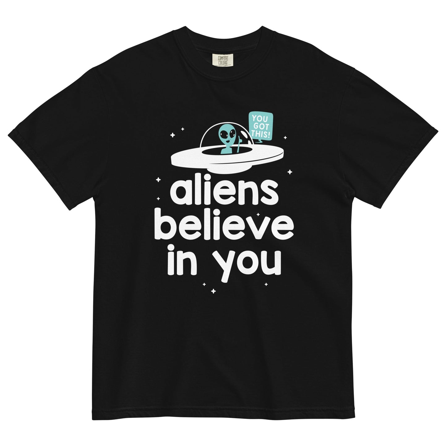 Aliens Believe In You Men's Relaxed Fit Tee